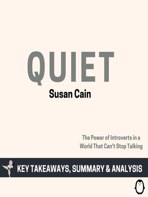 cover image of Summary of Quiet
